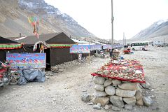 00B Tibetan Village Featuring Hotels, Restaurants And Tourist Souvenirs On The Way From Rongbuk Monastery To Mount Everest North Face Base Camp In Tibet.jpg